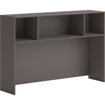 Picture of HON Mod 60inW Desk Hutch, Gray/Slate Teak