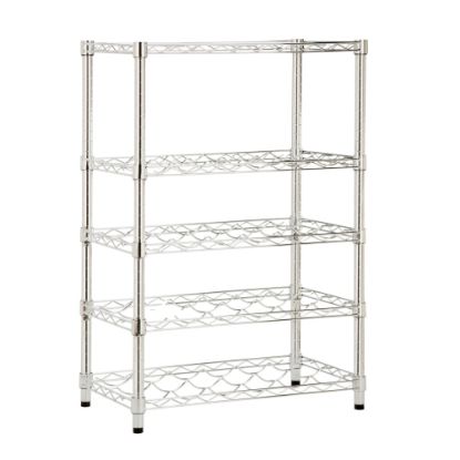 Picture of Honey-Can-Do Steel Adjustable Wine Rack, 4-Tiers, Chrome