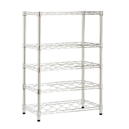 Picture of Honey-Can-Do Steel Adjustable Wine Rack, 4-Tiers, Chrome