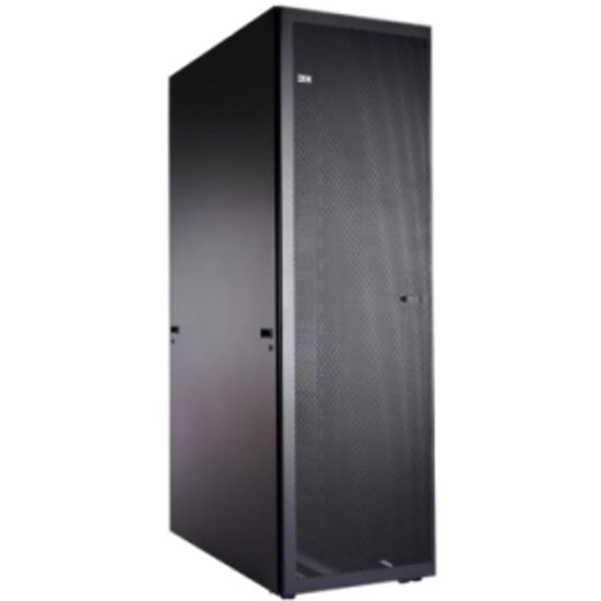 Picture of Lenovo 93614PX Static Rack Cabinet - 42U Rack Height x 19in Rack Width - 2100 lb Static/Stationary Weight Capacity