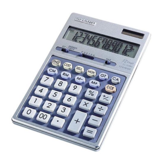 Picture of Sharp EL339HB Desktop Display Calculator