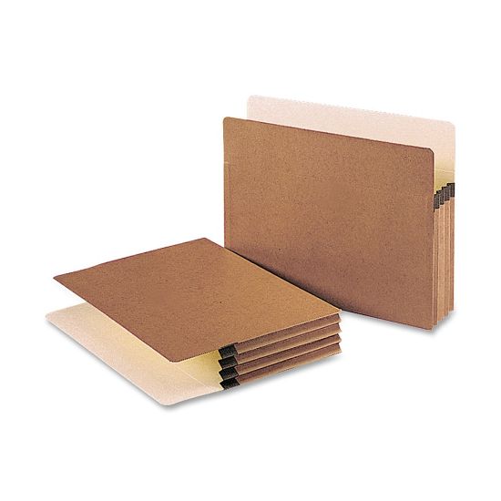 Picture of Smead Redrope File Pockets, Letter Size, 3 1/2in Expansion, 30% Recycled, Redrope, Box Of 50