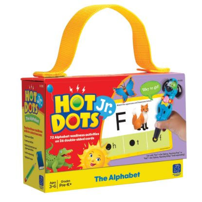 Picture of Educational Insights Hot Dots Jr. The Alphabet Card Set, Pre-K - Grade 2