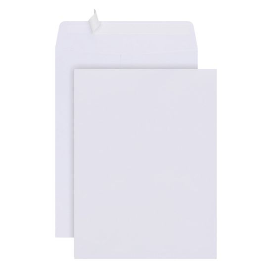 Picture of Office Depot Brand  9in x 12in Catalog Envelopes, Clean Seal, White, Pack Of 25