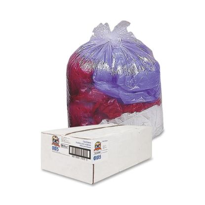 Picture of Genuine Joe Super Hexene Trash Can Liner, 40-45 Gallon, Clear, Box Of 250