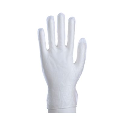 Picture of Daxwell Vinyl Powder Gloves, Large, Clear, 10 Gloves Per Pack, Box Of 10 Packs