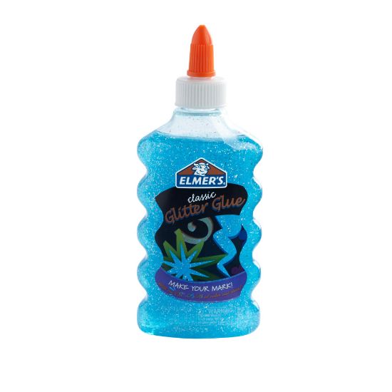 Picture of Elmers Glitter Glue, 6 Oz, Blue