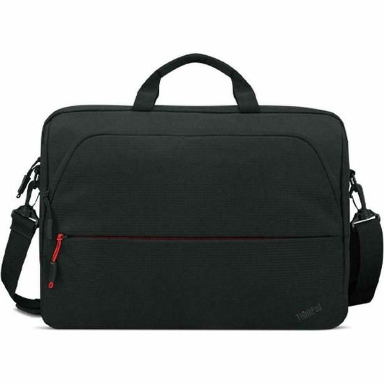 Picture of Lenovo Essential Carrying Case for 16in Lenovo Notebook - Black - Polyester, Polyvinyl Chloride (PVC), Polyethylene Terephthalate (PET) Body - Shoulder Strap, Luggage Strap - 11.4in Height x 15.9in Width x 2.6in Depth