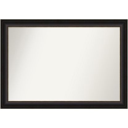 Picture of Amanti Art Non-Beveled Rectangle Framed Bathroom Wall Mirror, 28-1/2in x 40-1/2in, Trio Oil-Rubbed Bronze