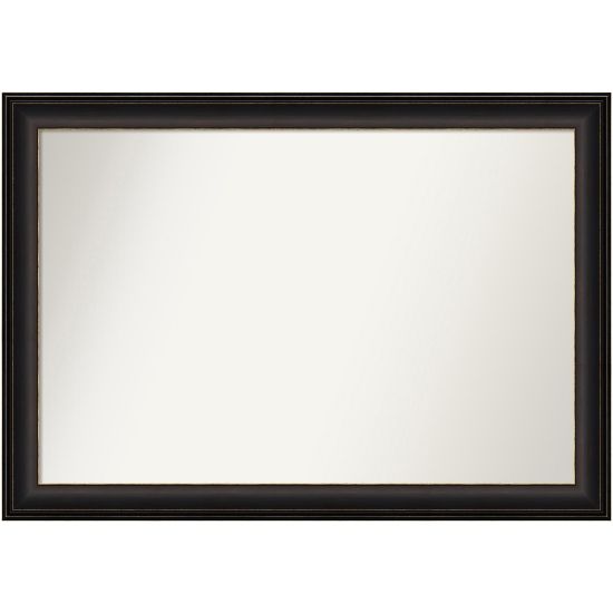 Picture of Amanti Art Non-Beveled Rectangle Framed Bathroom Wall Mirror, 28-1/2in x 40-1/2in, Trio Oil-Rubbed Bronze