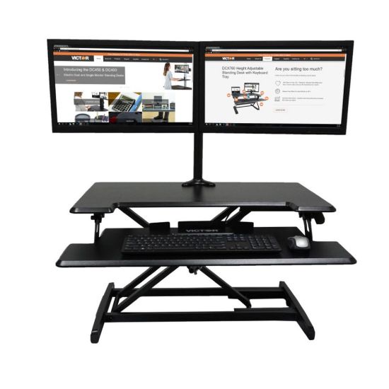 Picture of Victor DCX610 36inW Compact Standing Desk Converter