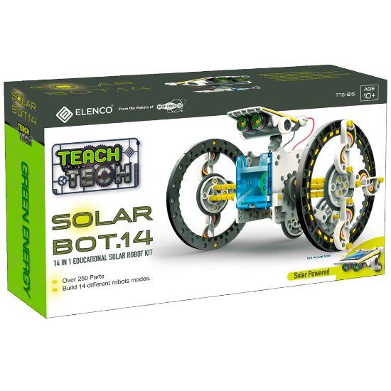 Picture of Elenco Electronics TEACH TECH SolarBot.14 Robot Kit, Multicolor, Grades 5-12