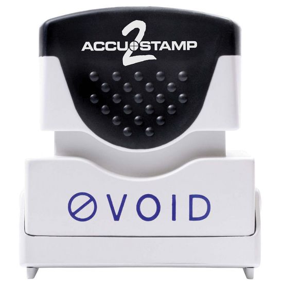 Picture of AccuStamp2 Pre-Inked Message Stamp, "Void", Blue