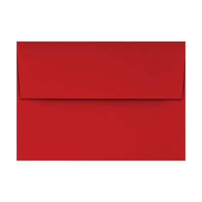 Picture of LUX Invitation Envelopes, A1, Gummed Seal, Holiday Red, Pack Of 50