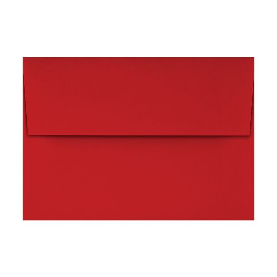 Picture of LUX Invitation Envelopes, A1, Gummed Seal, Holiday Red, Pack Of 50