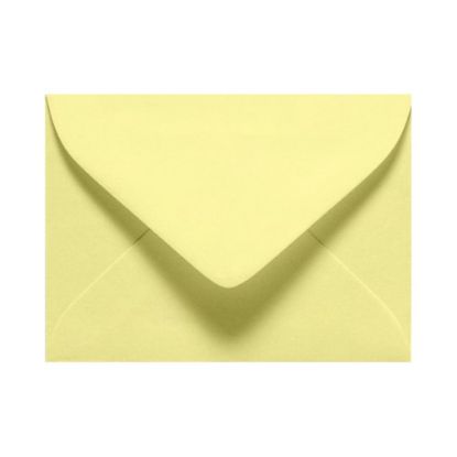 Picture of LUX Mini Envelopes, #17, Gummed Seal, Lemonade Yellow, Pack Of 50