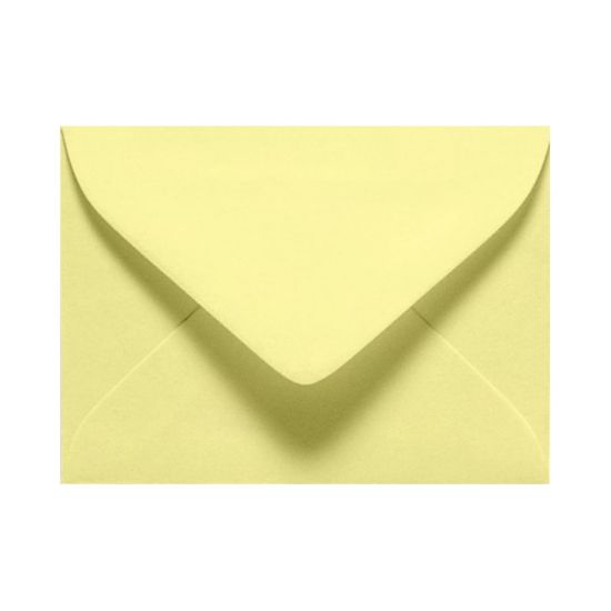 Picture of LUX Mini Envelopes, #17, Gummed Seal, Lemonade Yellow, Pack Of 50