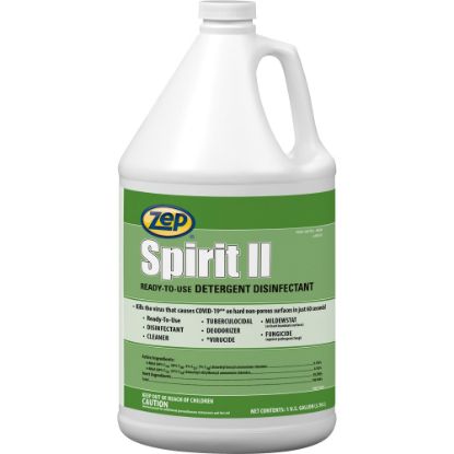 Picture of Zep Spirit II Detergent Disinfectant - Ready-To-Use Liquid - 128 fl oz (4 quart) - Bottle - 1 Each - Multi