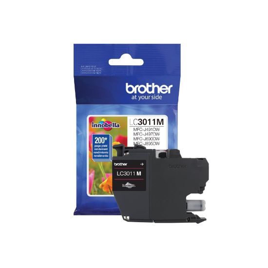 Picture of Brother LC3011M Original Standard Yield Inkjet Ink Cartridge - Single Pack - Magenta - 1 Each - 200 Pages