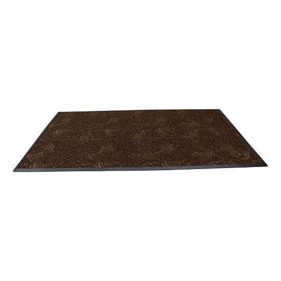 Picture of Waterhog Plus Swirl Floor Mat, 36in x 48in, Chestnut Brown