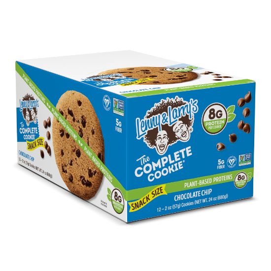 Picture of Lenny & Larrys Chocolate Chip Cookies, 2 Oz, Box Of 12 Cookies