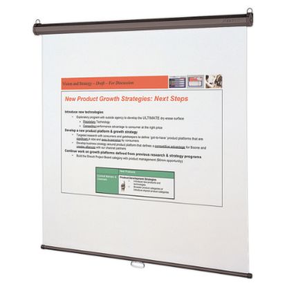 Picture of Quartet Wall Or Ceiling Projection Screen, 70in x 70in