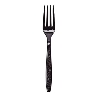 Picture of Sweetheart Heavyweight Plastic Forks, Black, Pack Of 1,000