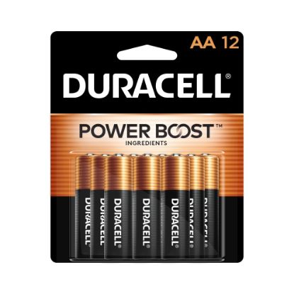 Picture of Duracell Coppertop AA Alkaline Batteries, Pack Of 12