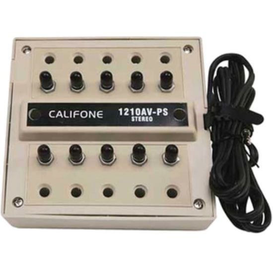 Picture of Califone 10-Position Stereo Jack Box - Audio Line In - Audio Line Out