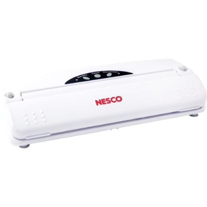 Picture of Nesco 110W Vacuum Sealer, 4-3/4inH x 8-1/2inW x 18inD, White