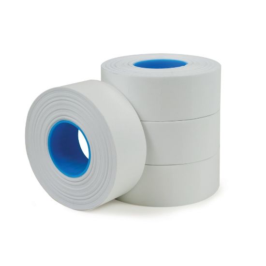 Picture of Office Depot Brand 1-Line Price-Marking Labels, White, 1,200 Labels Per Roll, Pack Of 4 Rolls