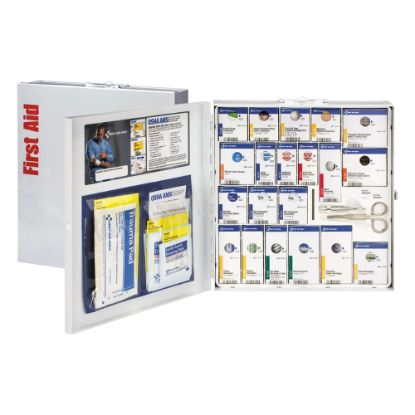 Picture of First Aid Only ANSI 2015 SmartCompliance 50-Person First Aid Kit, 14-1/8inH x 3-1/8inW x 13-1/4inD