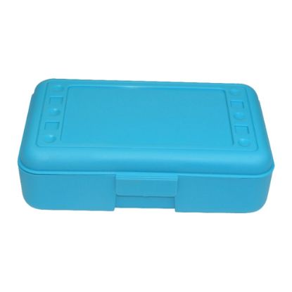 Picture of Romanoff Products Pencil Boxes, 8 1/2inH x 5 1/2inW x 2 1/2inD, Turquoise, Pack Of 12