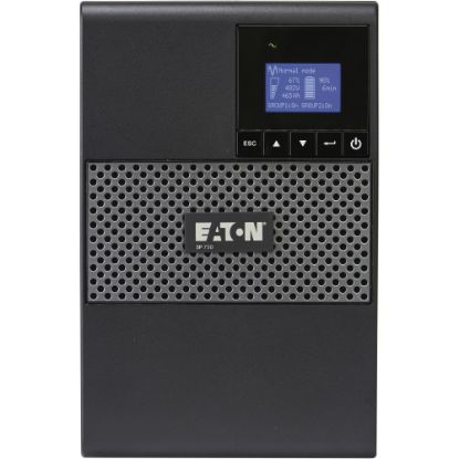 Picture of Eaton 5P 750VA 600W 120V Line-Interactive UPS, 5-15P, 8x 5-15R Outlets, True Sine Wave, Cybersecure Network Card Option, Tower - Battery Backup - Tower - 4 Minute Stand-by - 110 V AC Input - 132 V AC Output - 8 x NEMA 5-15R