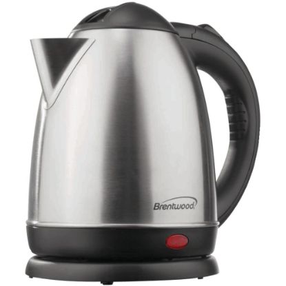 Picture of Brentwood 1.5 Liter Stainless Steel Tea Kettle - 1000 W - 1.59 quart - Brushed Stainless Steel