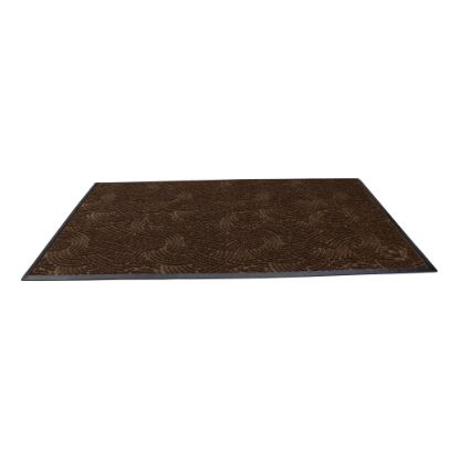 Picture of Waterhog Plus Swirl Floor Mat, 48in x 72in, Chestnut Brown