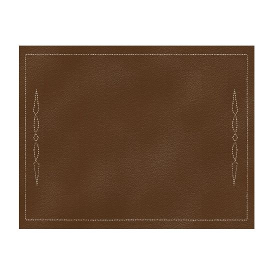 Picture of So-Mine Vinyl Touch Of Class Chair Mat, 38in x 48in, Brown