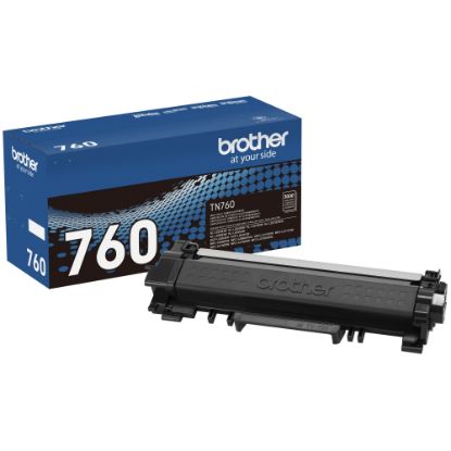 Picture of Brother Genuine TN760 Black High Yield Toner Cartridge