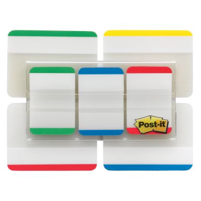 Picture of Post-it Notes Durable Filing Tabs, 1in And 2in Tabs, Assorted Colors (686VAD1), Pack Of 7 Pads