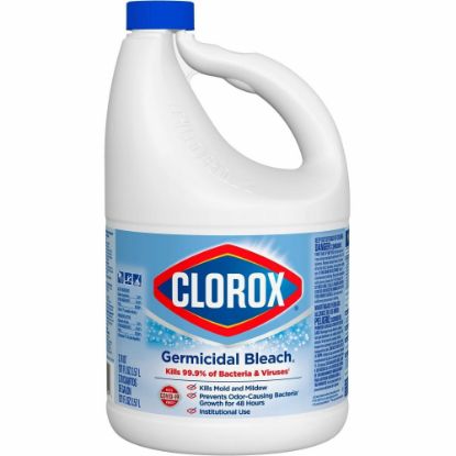 Picture of Clorox Germicidal Bleach - Concentrate Liquid - 121 fl oz (3.8 quart) - Regular Scent - 1 Each - White