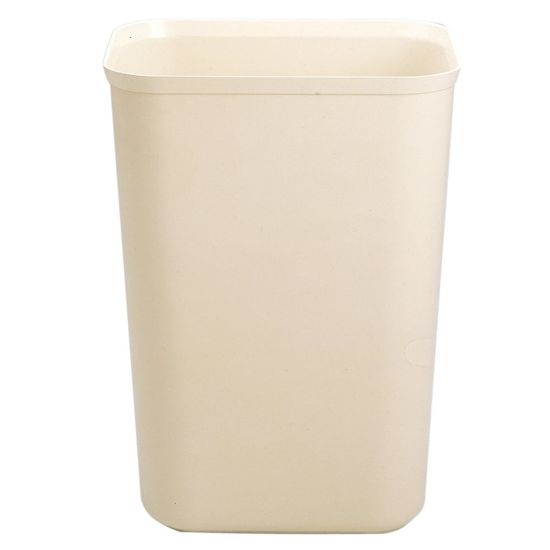 Picture of Rubbermaid Fire-Resistant Wastebasket, 7 Gallons, Beige