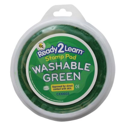 Picture of Ready 2 Learn Jumbo Washable Stamp Pad, Green, Pack of 6