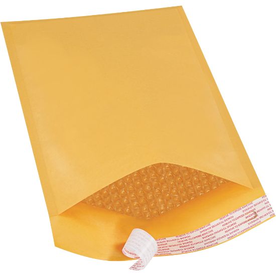 Picture of Partners Brand Kraft EZ Open Tear-Tab Bubble Mailers, #3, 8 1/2in x 14in, Pack Of 25