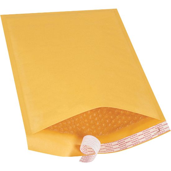 Picture of Partners Brand Kraft EZ Open Tear-Tab Bubble Mailers, #4, 9 1/2in x 14 1/2in, Pack Of 25