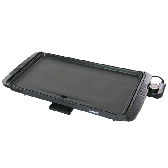 Picture of Better Chef Family Size Electric Countertop Grill/Griddle, 3inH x 11-1/2inW x 22-3/4inD, Black