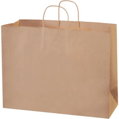 Picture of Partners Brand Paper Shopping Bags, 12inH x 16inW x 6inD, Kraft, Case Of 250