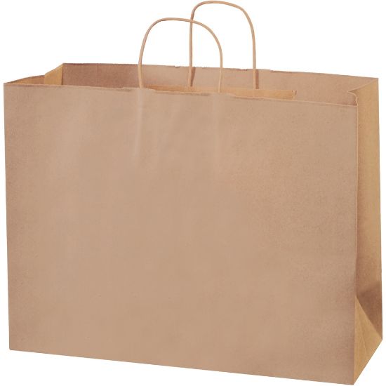 Picture of Partners Brand Paper Shopping Bags, 12inH x 16inW x 6inD, Kraft, Case Of 250