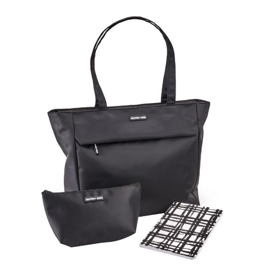 Picture of Geoffrey Beene 3-Piece Womens Business Tote Set, Black