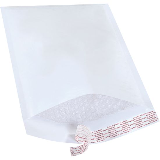 Picture of Partners Brand White Self-Seal Bubble Mailers, #3, 8 1/2in x 14in, Pack Of 25