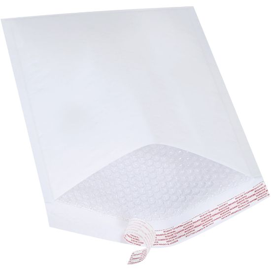 Picture of Partners Brand White Self-Seal Bubble Mailers, #5, 10 1/2in x 16in, Pack Of 25